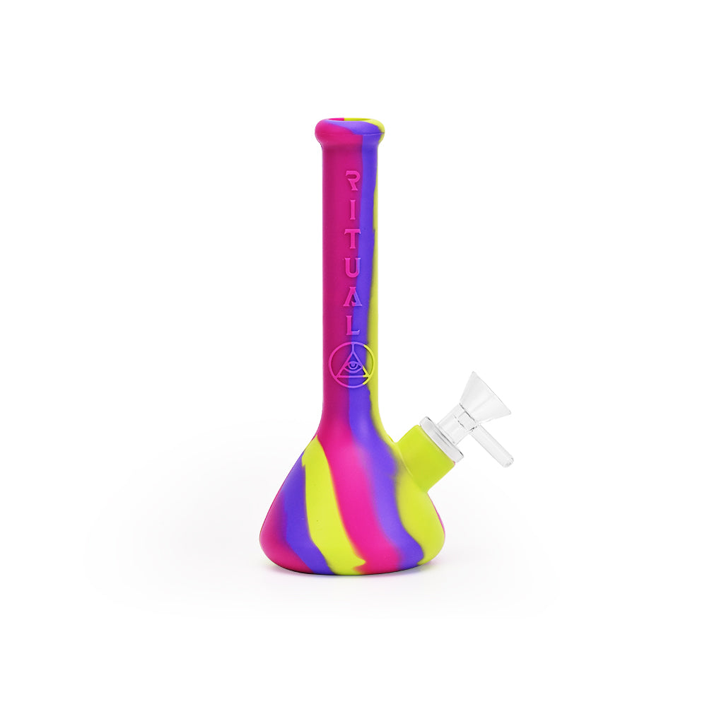 7.5'' Deluxe Silicone Mini Beaker - Miami Sunset