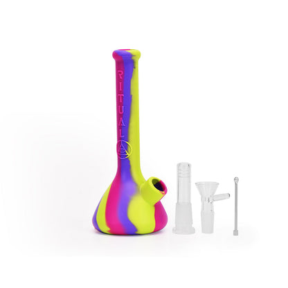 7.5'' Deluxe Silicone Mini Beaker - Miami Sunset