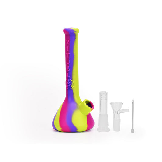 7.5'' Deluxe Silicone Mini Beaker - Miami Sunset