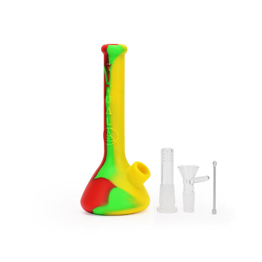 7.5'' Deluxe Silicone Mini Beaker - Rasta