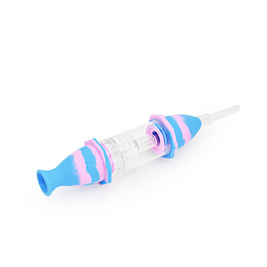 7'' Silicone Deluxe Nectar Collector - Cotton Candy