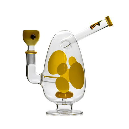 Spotted Egg Bong 7"