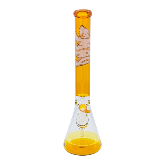 Full Golden Cali Bear 18" Full Color Beaker Bong