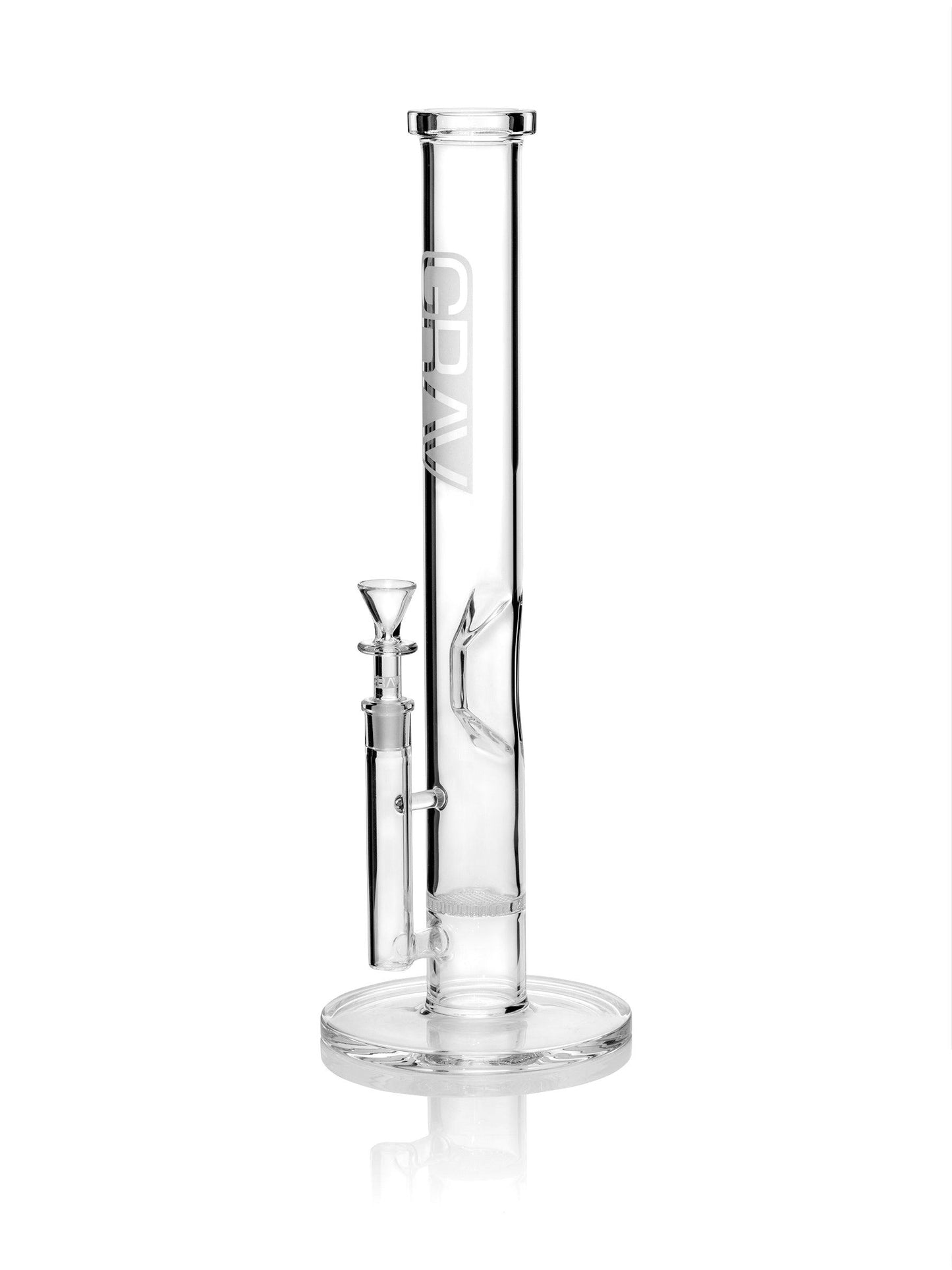 GRAV® Large, Clear Straight Base w/ Disc