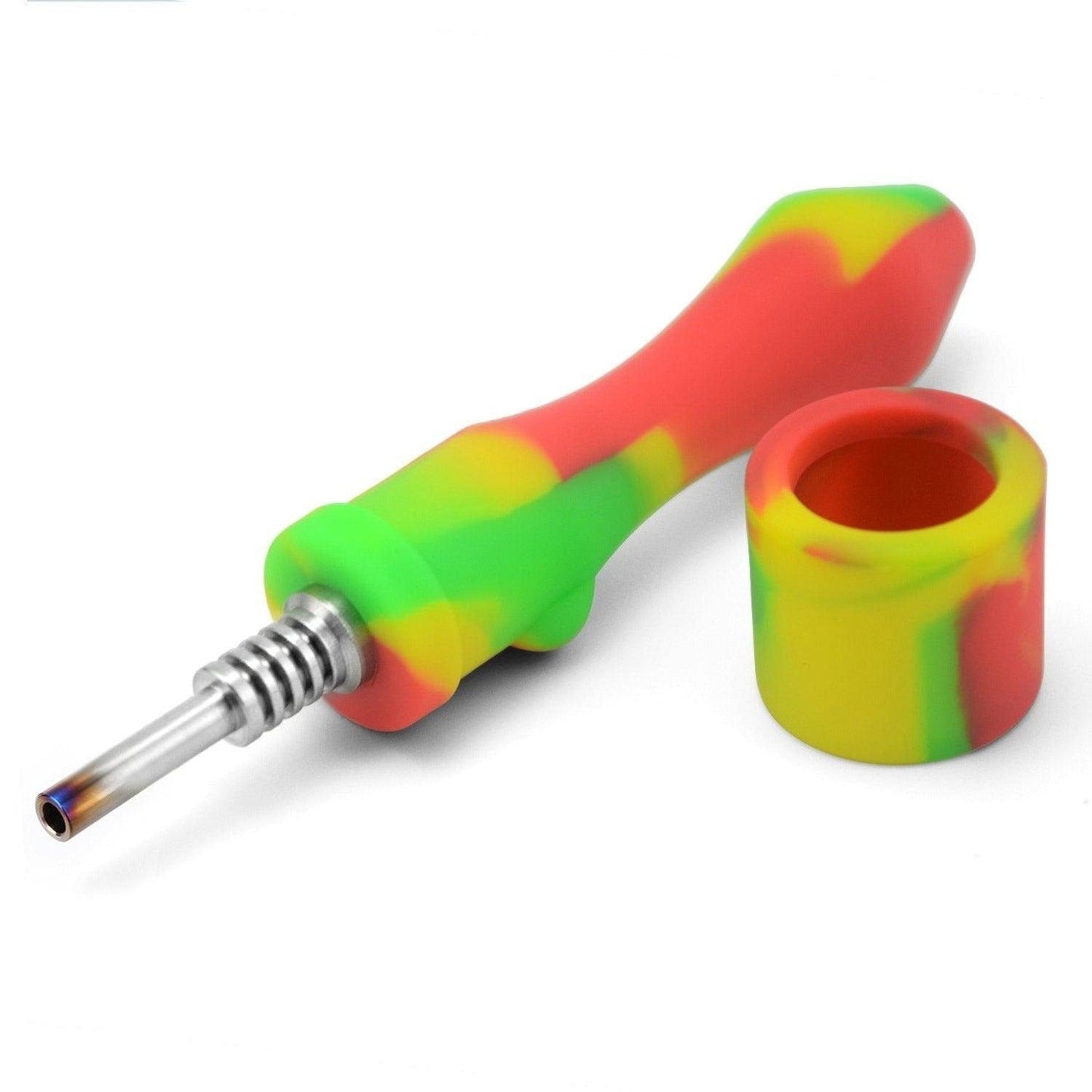 Mini Dab Straw with Cap 4.5"