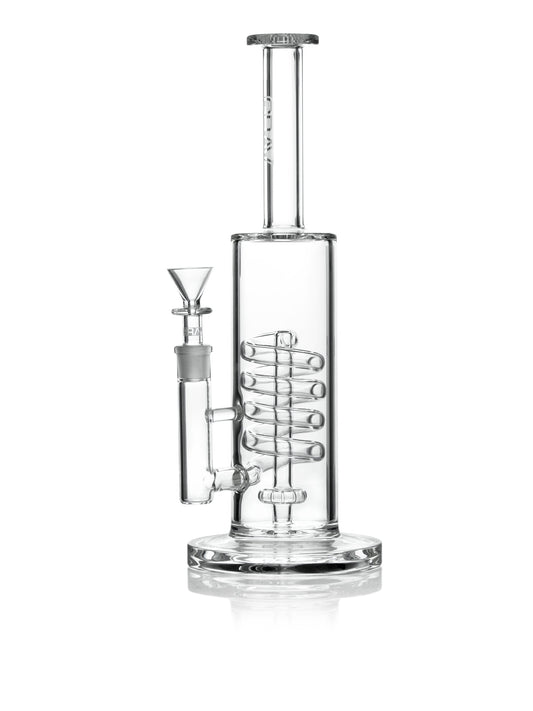 Clear Coil Showerhead Bong