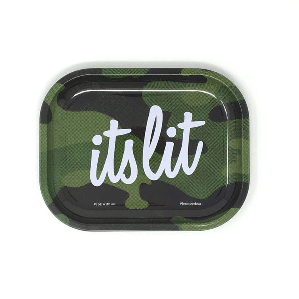 HEMPER It's Lit! Camouflage Rolling Tray