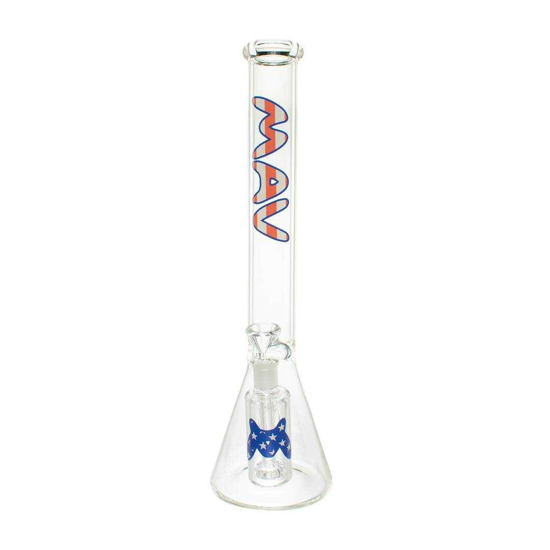 18" x 5mm USA Slab Beaker Bong + Ash Catcher Combo