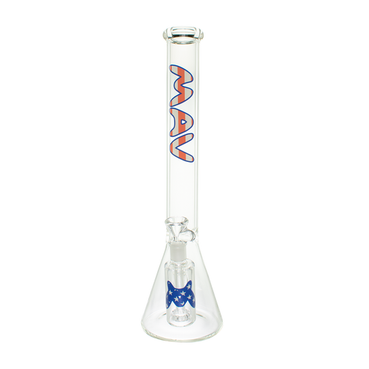 18" x 5mm USA Slab Beaker Bong + Ash Catcher Combo